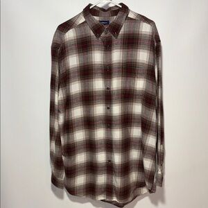 Croft & Barrow Men's Checkered Shirt - Red, Black, and White